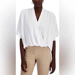 White Wrap Blouse